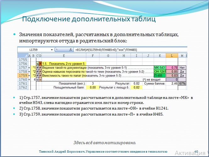 Рис. 40. Подключение дополнительных таблиц