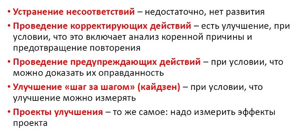 Рис.1. Различные подходы к совершенствованию деятельности организации